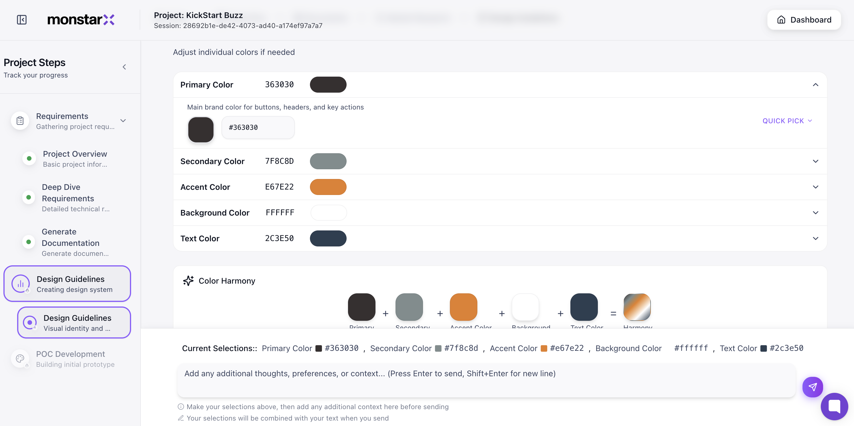 Color Palette Generation